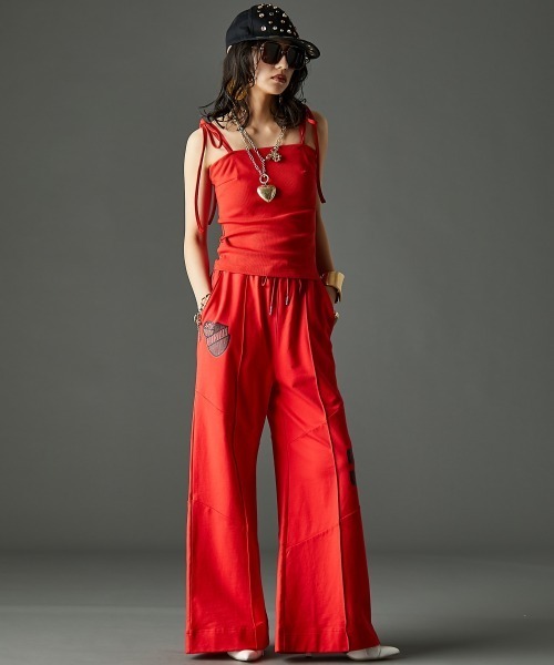 「GEVS.」 イージーパンツ 3L ブラック レディース_画像5