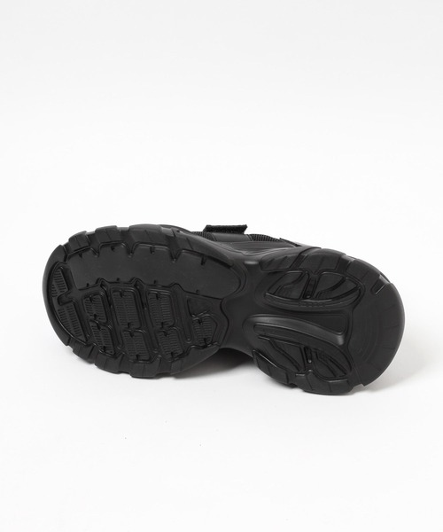 「LOWRYS FARM」 ローカットスニーカー LARGE ブラック レディース_画像7