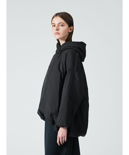 mizuiroind（ミズイロインド） コート アウター フード付きショート