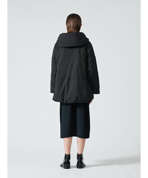 mizuiroind（ミズイロインド） コート アウター フード付きショート