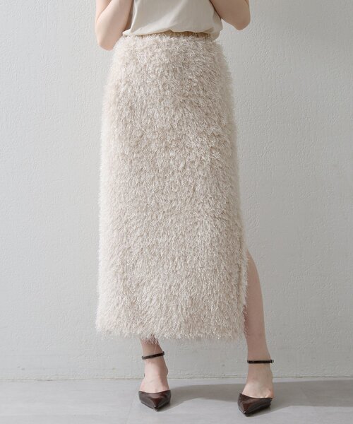 「THE PAUSE」 タイトスカート FREE ブラウン レディース_画像2