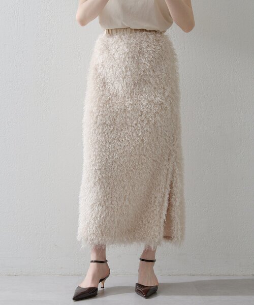 「THE PAUSE」 タイトスカート FREE ブラウン レディース_画像3