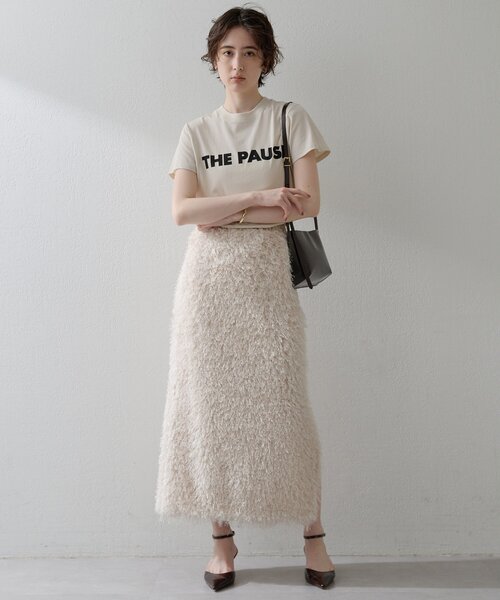 「THE PAUSE」 タイトスカート FREE ブラウン レディース_画像5