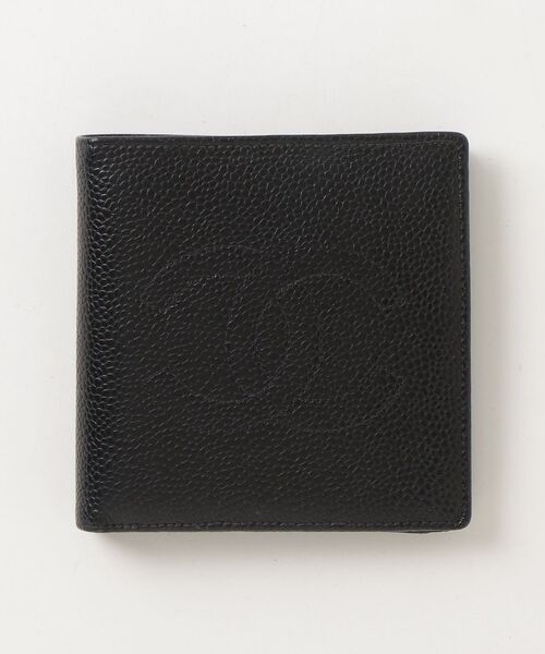 シャネル　CHANEL 財布　ウォレット　キャビアスキン　ブラック CHANEL（シャネル） キャビアスキン 財布 - ブラック レディース