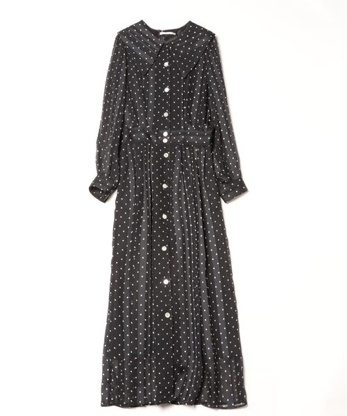 「A PUPIL」 長袖ワンピース S ブラック レディース_画像2