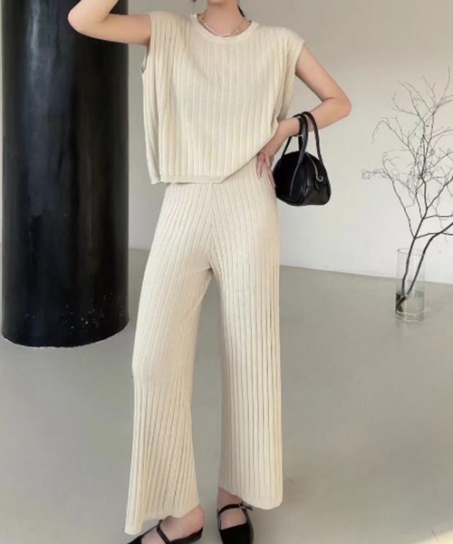 「LUGG NAGG」 セットアップ M モカ レディース_画像2