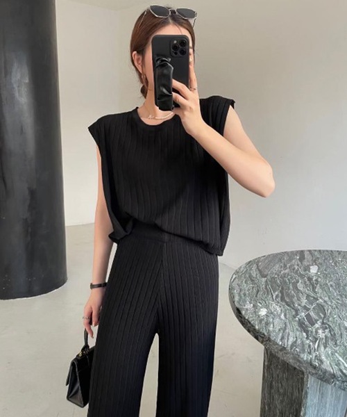 「LUGG NAGG」 セットアップ M モカ レディース_画像4