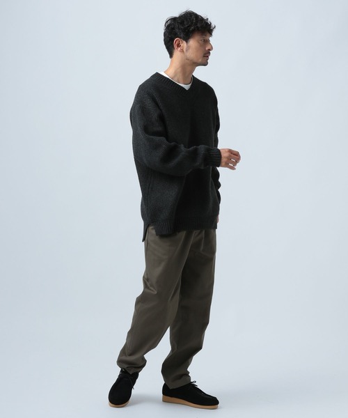 「BAYFLOW」 長袖ニット LARGE ブラウン メンズ_画像8