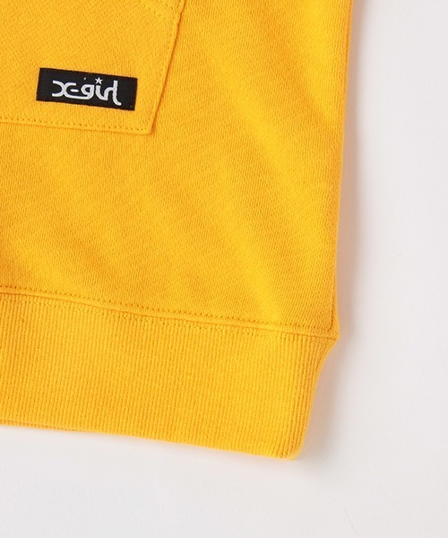 「X-girl Stages」 「KIDS」長袖ワンピース 130cm レッド キッズ_画像3