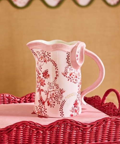 Cath Kidston（キャス・キッドソン） 花瓶 ピンク ボウ ジャグ