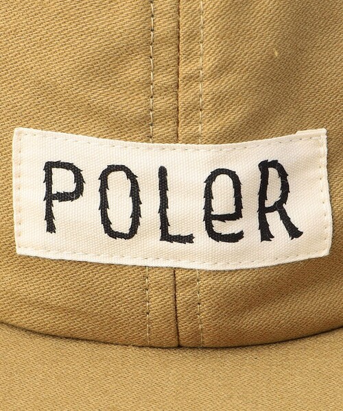 「POLeR」 キャップ ONE SIZE オリーブ メンズ_画像7