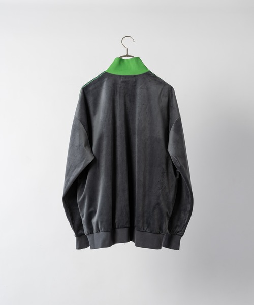 「soerte」 ジャージブルゾン 2 グレー メンズ_画像5