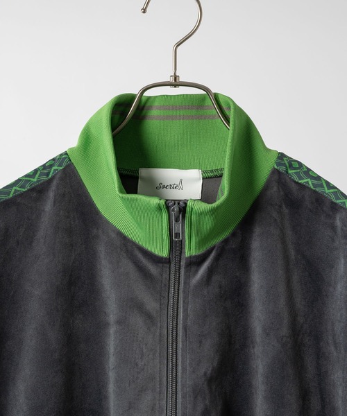 「soerte」 ジャージブルゾン 2 グレー メンズ_画像7