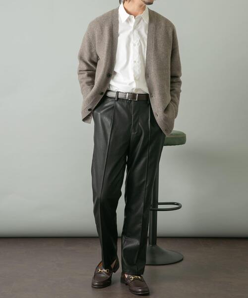 「URBAN RESEARCH ROSSO MEN」 ニットカーディガン SMALL ブラック メンズ_画像6