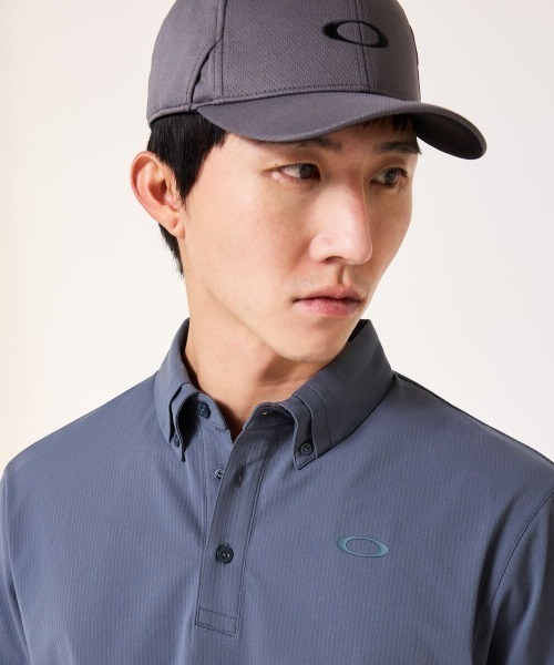 RRL ブラックポロシャツ(^o^)／ OAKLEY（オークリー） ポロシャツ O-SYNC PACK POLO SEERSUCKER 2.0