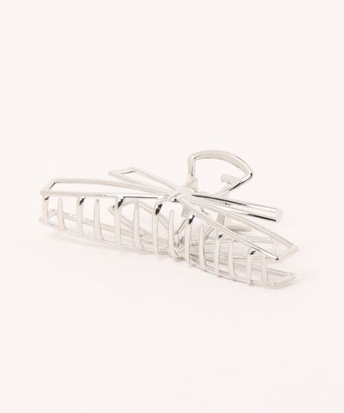Feliz ヘアクリップ デザインシルバーバンスクリップ : ZOZOTOWN Yahoo
