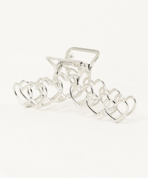Feliz ヘアクリップ デザインシルバーバンスクリップ : ZOZOTOWN Yahoo