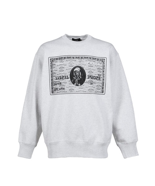 BREATH トレーナー スウェット BLACK CARD SWEAT メンズ レディース