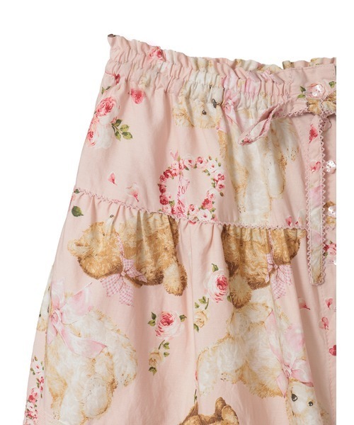 s*☆様 半額スタート　ピンクハウス　テディローズプリント　スカート　新品 PINK HOUSE（ピンクハウス） スカート テディローズプリントスカート