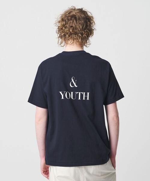 5525gallery BEAUTY&YOUTH ロゴ Tシャツ ブラック BEAUTY＆YOUTH UNITED ARROWS tシャツ B＆Y クルーネック Tシャツ MADE