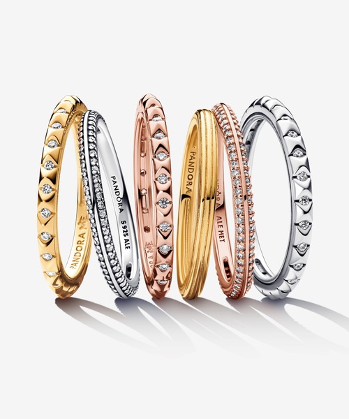 「Pandora」 リング 56 シルバー レディース_画像6
