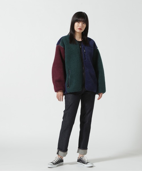 「MANASTASH」 ブルゾン M グリーン レディース_画像4