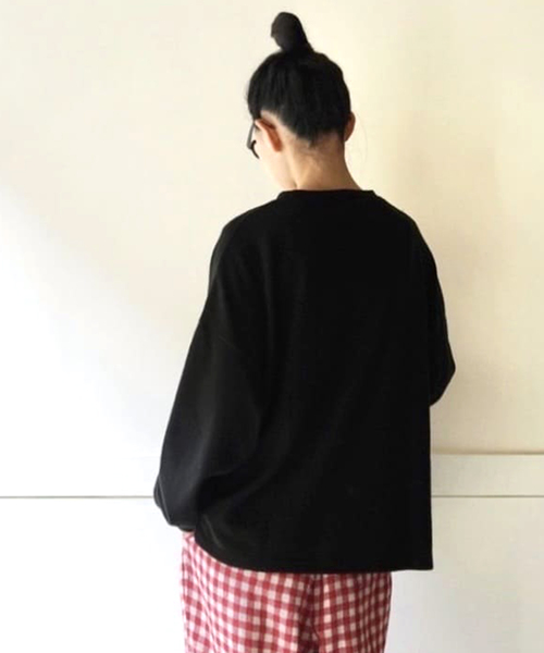 「JOURNAL STANDARD LUXE」 長袖カットソー FREE ブラック レディース_画像7