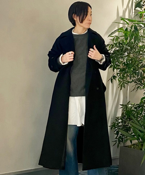 「JOURNAL STANDARD LUXE」 長袖カットソー FREE ブラック レディース_画像8