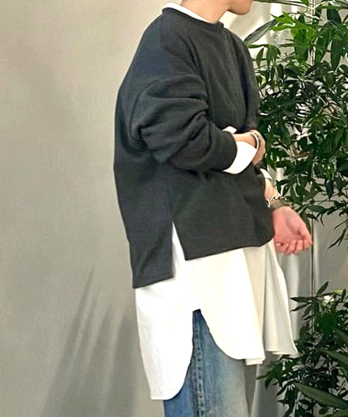 「JOURNAL STANDARD LUXE」 長袖カットソー FREE ブラック レディース_画像9