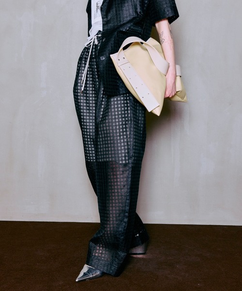 MAISON SPECIAL（メゾンスペシャル） パンツ Sheer Check Easy Pants