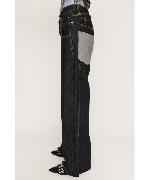 「SLY」 ブーツカットデニムパンツ 0 ブラック レディース