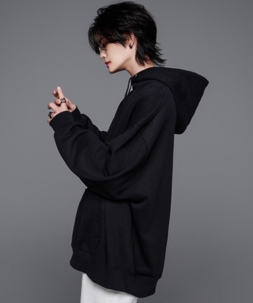 「ADRER」 プルオーバーパーカー MEDIUM ベージュ メンズ_画像9
