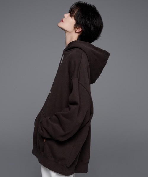 「ADRER」 プルオーバーパーカー MEDIUM ベージュ メンズ_画像10
