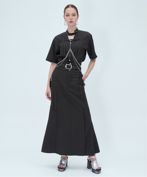 COMME des GARCONS⭐︎変形巻きスカート　ベルト付き　M HARE（ハレ） スカート ベルトデザインマーメイドスカート(HARE
