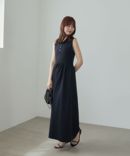 cle blatt ワンピース 夏 アメスリポロニットワンピース : ZOZOTOWN