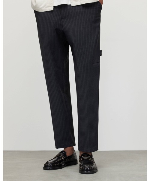 「ALLSAINTS」 スラックス 30 チャコール メンズ_画像3