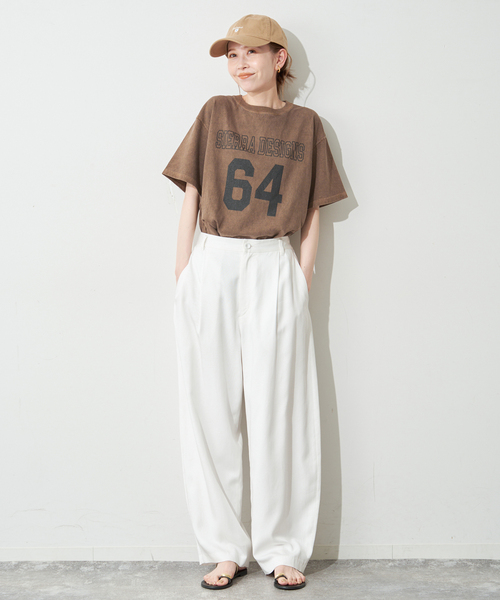 tシャツ 「WEB限定/追加」Sierra Designs/シエラデザインズ SLOBE別注 ナンバリングTEE レディースの画像
