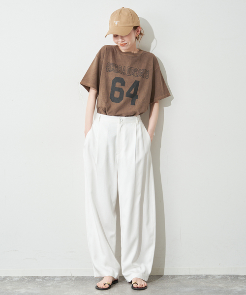 tシャツ 「WEB限定/追加」Sierra Designs/シエラデザインズ SLOBE別注 ナンバリングTEE レディースの画像