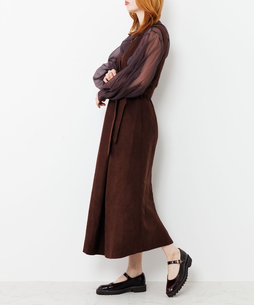 「HIMIKO」 フラットパンプス 25.5cm ブラック レディース_画像7