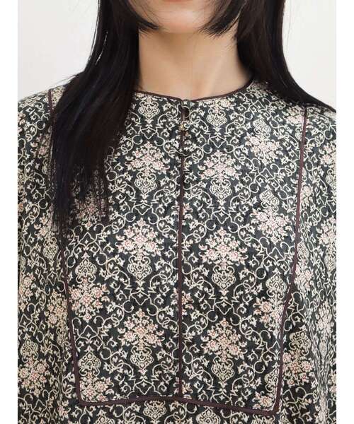「CRAFT STANDARD BOUTIQUE」 「refined works」長袖ワンピース FREE グレー レディース_画像4