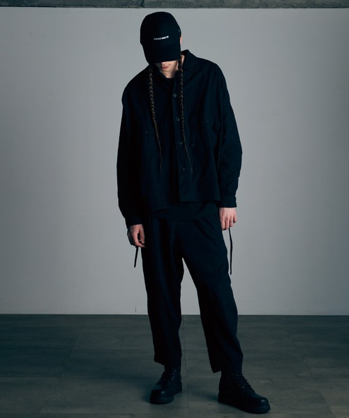 「VIRGOwearworks」 イージーパンツ 4 ブラック メンズ_画像8