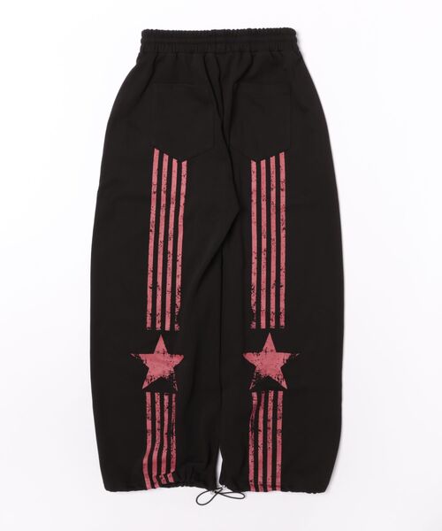 パンツ Y2Kフロント＆バックプリントスウェットパンツ レディース