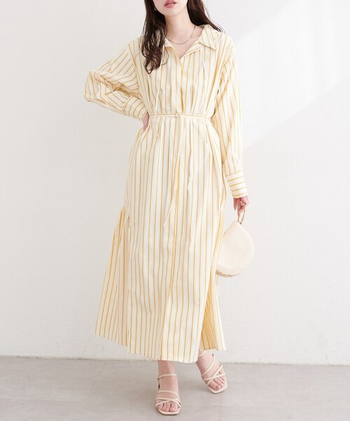 natural couture 「natural couture」 シャツワンピース MEDIUM