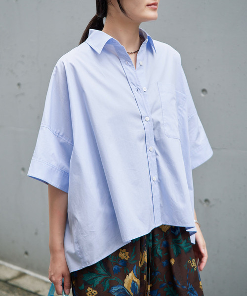 新品タグ付き✨完売品 IENA E コットンアンサンブル 半袖 23SS 水色