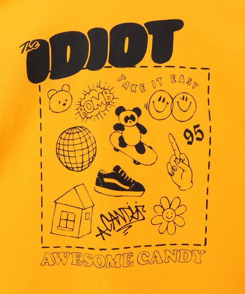 「Candy Stripper」 長袖カットソー 2 ブラック レディース_画像9