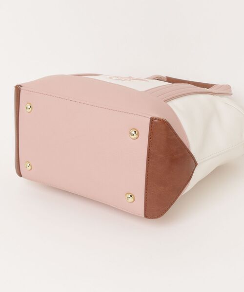 「BEVERLY HILLS POLO CLUB」 ハンドバッグ FREE ピンク レディース_画像3
