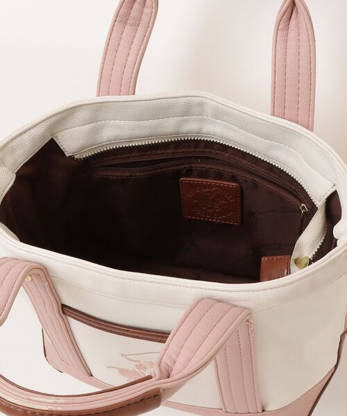 「BEVERLY HILLS POLO CLUB」 ハンドバッグ FREE ピンク レディース_画像4