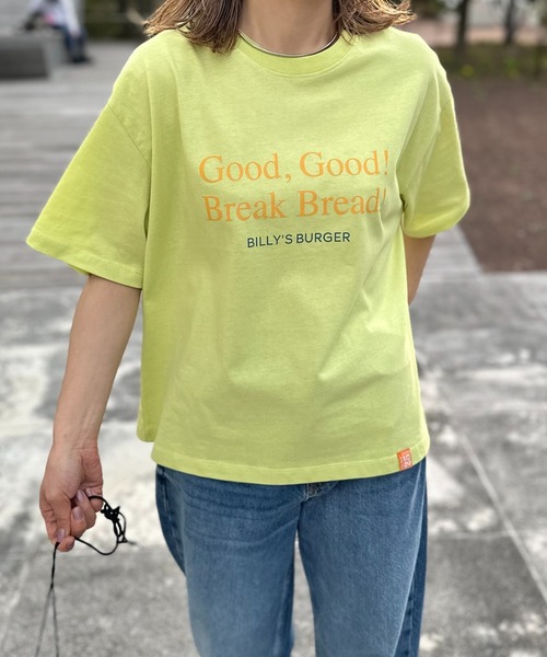 「mi via loca」 半袖Tシャツ FREE ライム レディース_画像7