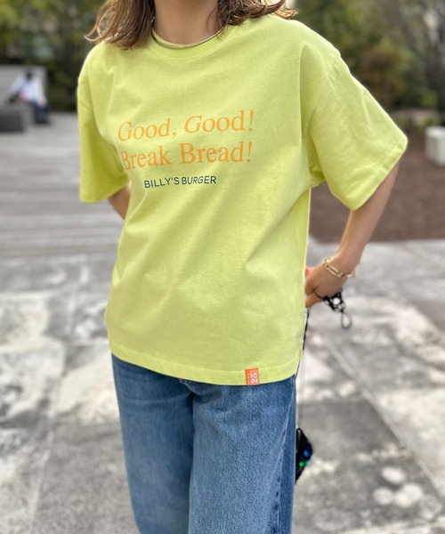 「mi via loca」 半袖Tシャツ FREE ライム レディース_画像8