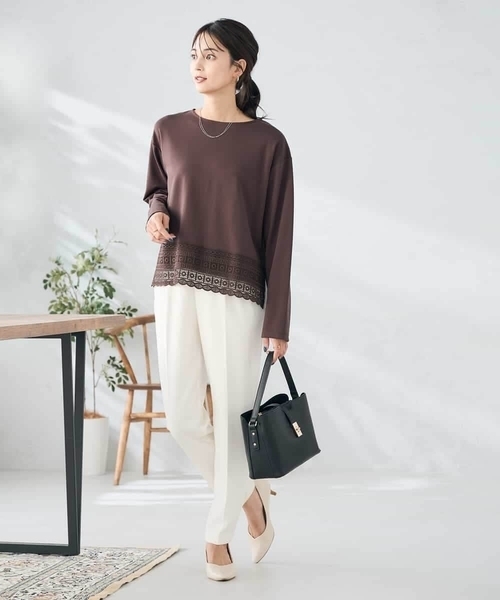 「a.v.v」 パンツ 36 ホワイト レディース_画像9